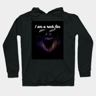 Funny Shark Rock Fan Hoodie